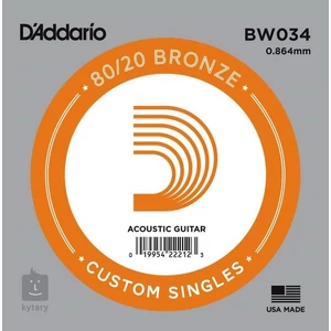 Akusztikus gitárhúr D'Addario  BW034