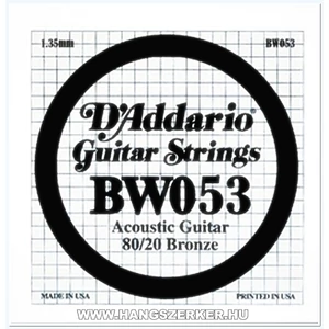 Akusztikusgitár húr darab D'Addario  BW053