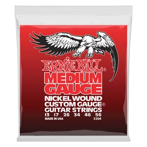 Elektromos gitárhúrkészlet  Ernie Ball nickel wound medium wound G 13-56