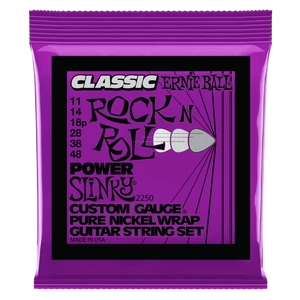 Elektromos gitárhúrkészlet Ernie Ball Nikkel Power Slinky 11-48