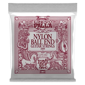 Klasszikus gitárhúr Ernie Ball, black, ball end