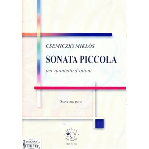 SONATA PICCOLA PER QUINTETTO D'OTTONI   SCORE AND PARTS