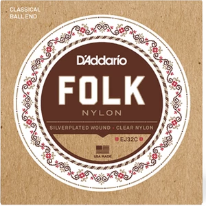 Klasszikus folkgitár húrkészlet D'addario 