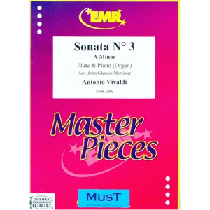 SONATA NO.3.A MINOR FOR FLUTE AND PIANO (ORGAN)