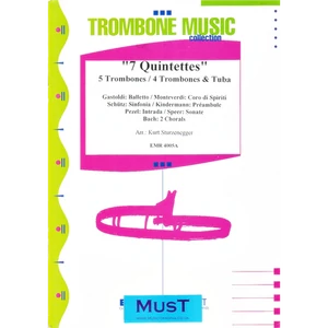 7 QUINTETTES FOR 5 TROMBONES/4 TROMBONES & Fúvós