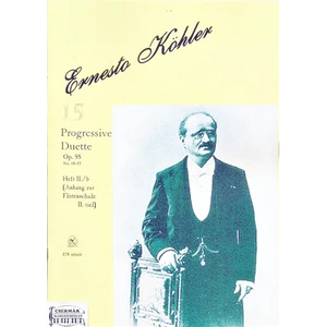 15 PROGRESSIVE DUETTE OP.55.NO.10-15. HEFT II/B.(ANHANG ZUR FLÖTENSCHU