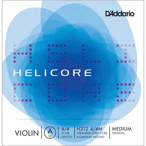 Hegedűhúr D'Addario Helicore 4/4 "A" Medium