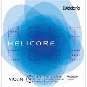 Hegedűhúr D'Addario Helicore darab "D" Médium