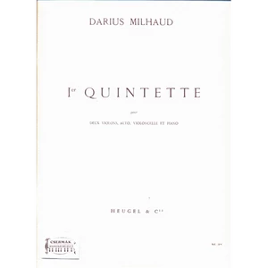 QUINTETTE A CORDES NO.1.POUR DEUX VIOLONS,ALTO,VIOLONCELLE ET PIANO