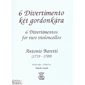 6 DIVERTIMENTO KÉT GORDONKÁRA.ANTONIO BARETTI /1719-1789/