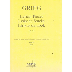 LÍRIKUS DARABOK OP.12 2 GITÁRRA