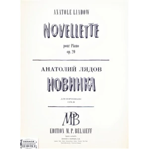 NOVELLETTE OP.20.  POUR PIANO