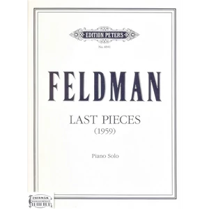 LAST PIECES (1959) FOR PIANO SOLO