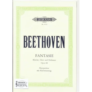 Beethoven,FANTASIE OP.80 CHORPARTITUR MIT KLAVIERAUSZUG