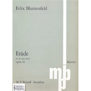 ETÜDE OP.36.FÜR KLAVIERFÜR DIE LINKE HAND