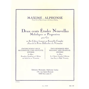 200 ETUDES NOUVELLES VOL.5:20 ETÜDES ETUDES TRES DIFFICILES COR