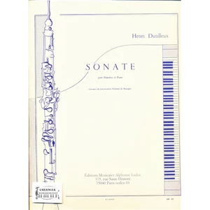 SONATE HAUTBOIS ET PIANO