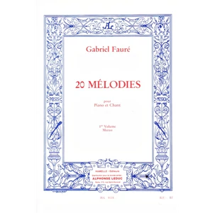 20 MÉLODIES POUR PIANO ET CHANT.1ER VOLUME - MEZZO