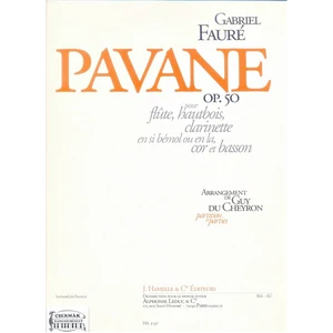 PAVANE OP.50.  POUR FLUTE,HAUTBOIS,CLARINETTE EN SI BÉMOL OU EN LA,COR