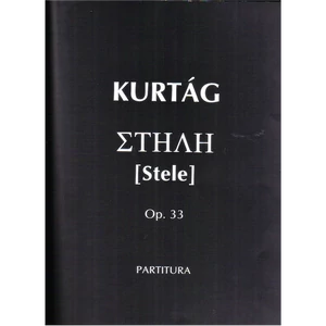 STELE OP.33.PARTITÚRA