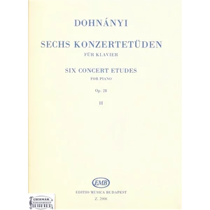 SECHS KONZERTETÜDEN II.OP.28.FÜRKLAVIER