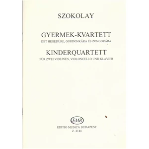 GYERMEK-KVARTETT KÉT HEGEDŰRE,GORDONKÁRA ÉS ZONGORÁRA  (1954)