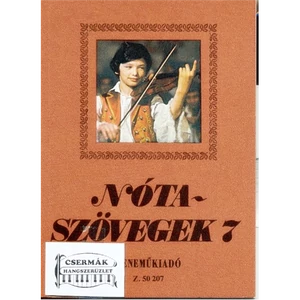 NÓTASZÖVEGEK 7.