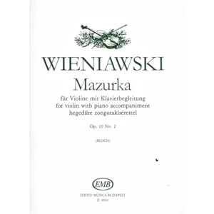 MAZURKA OP.19.NO.2.HEGEDŰRE ZONGORAKÍSÉRETTEL