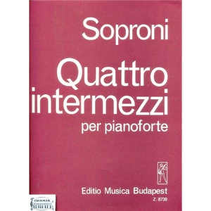 QUATTRO INTERMEZZI  PER PIANOFORTE