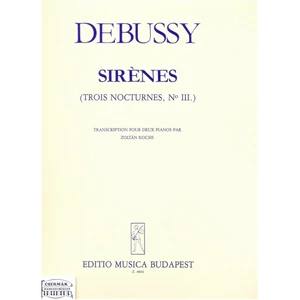 SIRÉNES (TROIS NOCTURNES NO.III.) TRANSCRIPTION POUR DEUX PIANOS