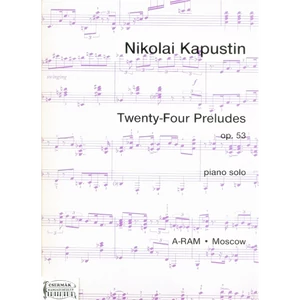 TWENTY-FOUR PRELUDES OP.53.PIANO SOLO