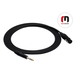 Mikrofonkábel XLR F - jack sztrtreo 6.3 Standard Mic 6m