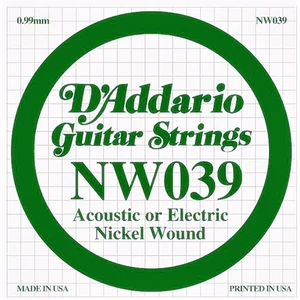 Elektromos gitárhúr D'Addario NW039