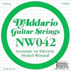 Elektromos gitárhúr D'Addario NW042