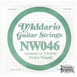 Elektromos gitárhúr D'Addario