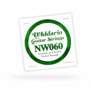 Elektromosgitár húr darab, D'addario NW060