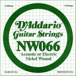 Elektromosgitár húr darab, D'addario NW066