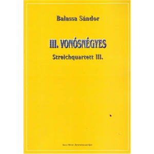 III.VONÓSNÉGYES OP.130.PARTITÚRA