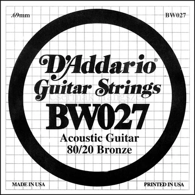 Akusztikusgitár húr darab D'Addario  BW027