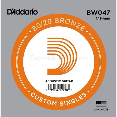 Akusztikusgitár húr darab D'Addario BW047  