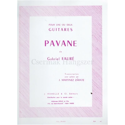 PAVANE OP.50  1 OU 2 GUITARES