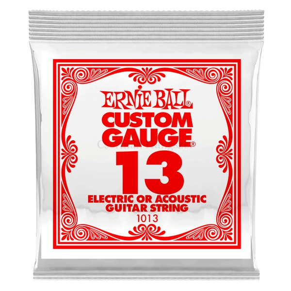 Elektromosgitár húr darab, Ernie Ball plain steel 13