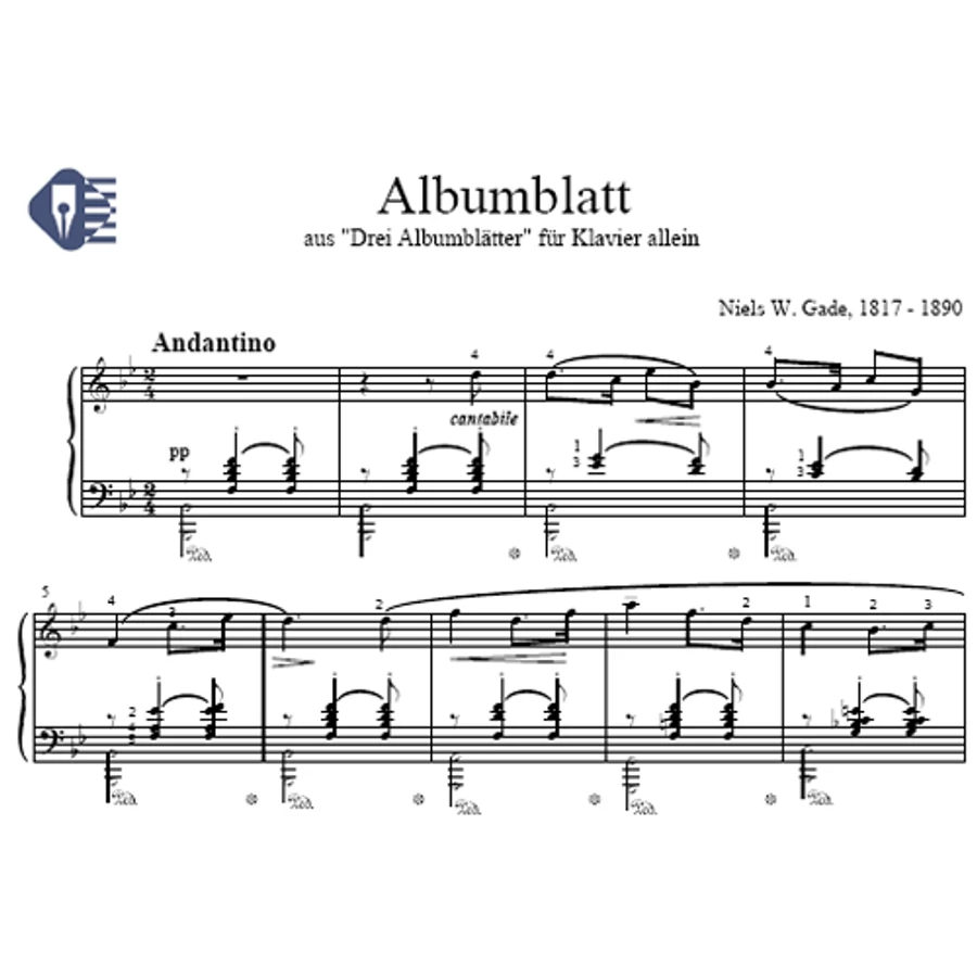 ALBUMBLATT FÜR KLAVIER