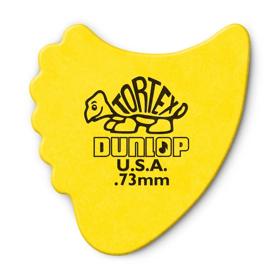 Pengető Dunlop 0.73 mm Tortex Fins sárga