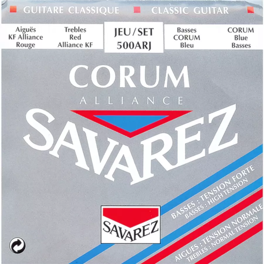 Klasszikus gitárhúrkészlet Savarez Corum Alliance Red-Blue  500ARJ