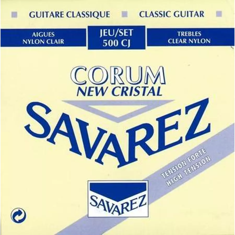 Klasszikus gitárhúrkészlet high tension Savarez Cristal Corum