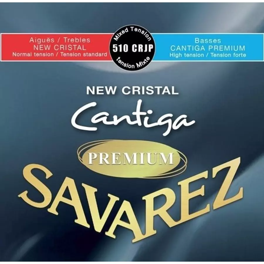 Klasszikusgitár húrkészlet Savarez New Cristal Cantiga medium Premium 510CRJP