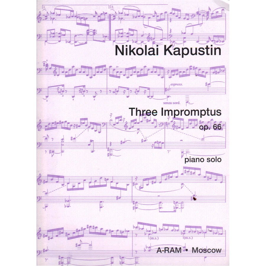 THREE IMPROMPTUS OP.66.PIANO SOLO