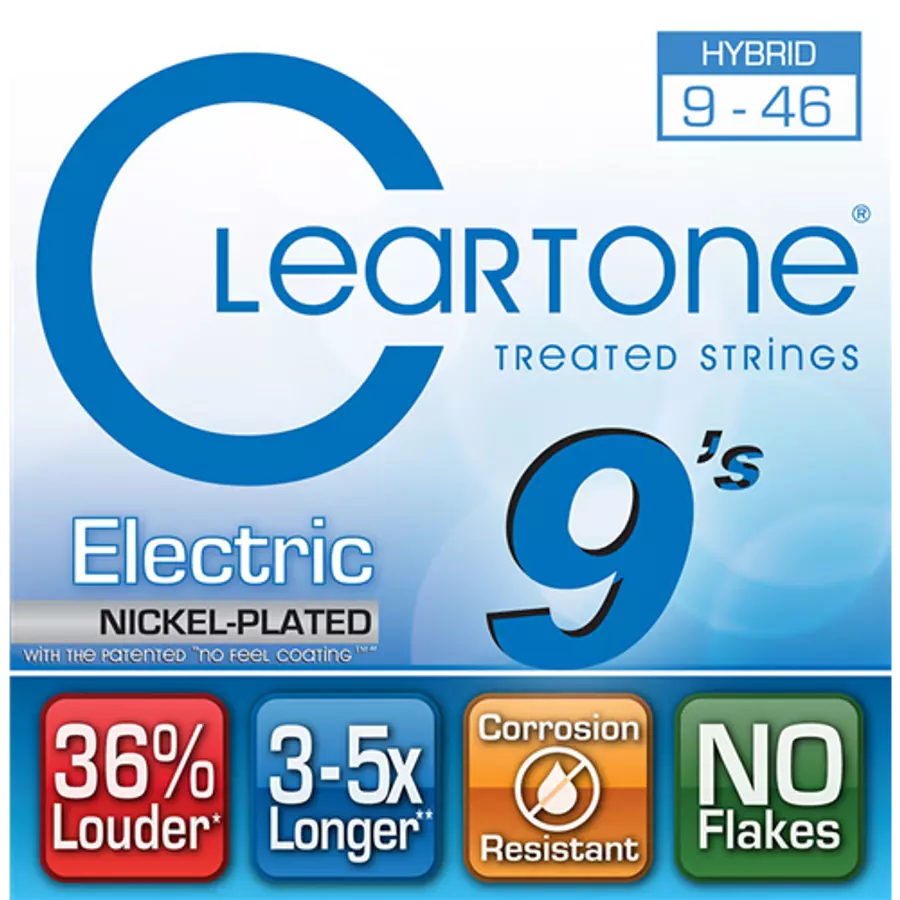 Elektromos gitárhúrkészlet Cleartone Hybrid 9-46