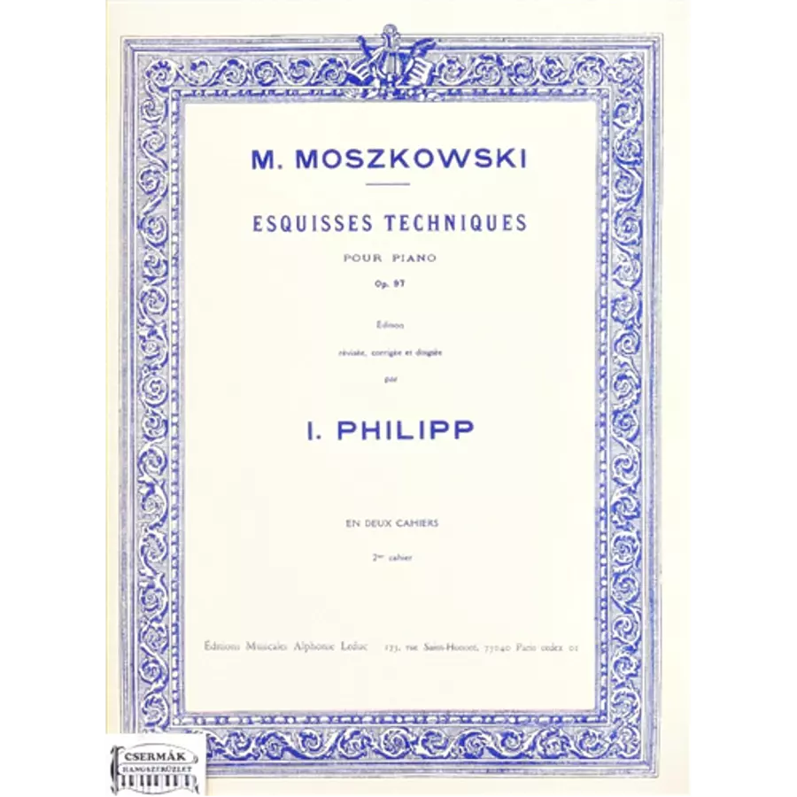 ESQUISSES TECHNIQUES OP.97.VOL.2.POUR PIANO